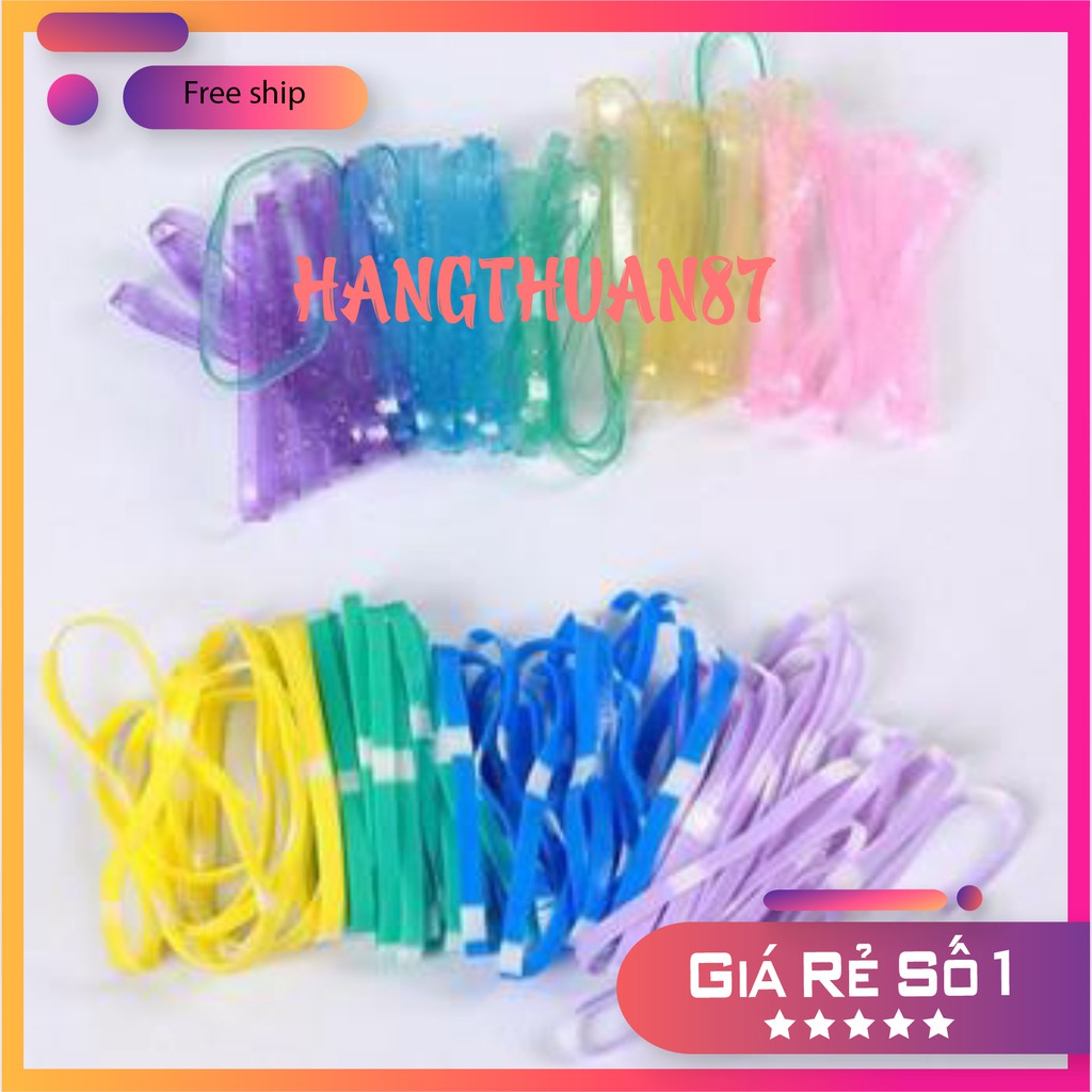 Freeship 50k [sỉ ib] Túi 100 gram chun nịt buộc tóc