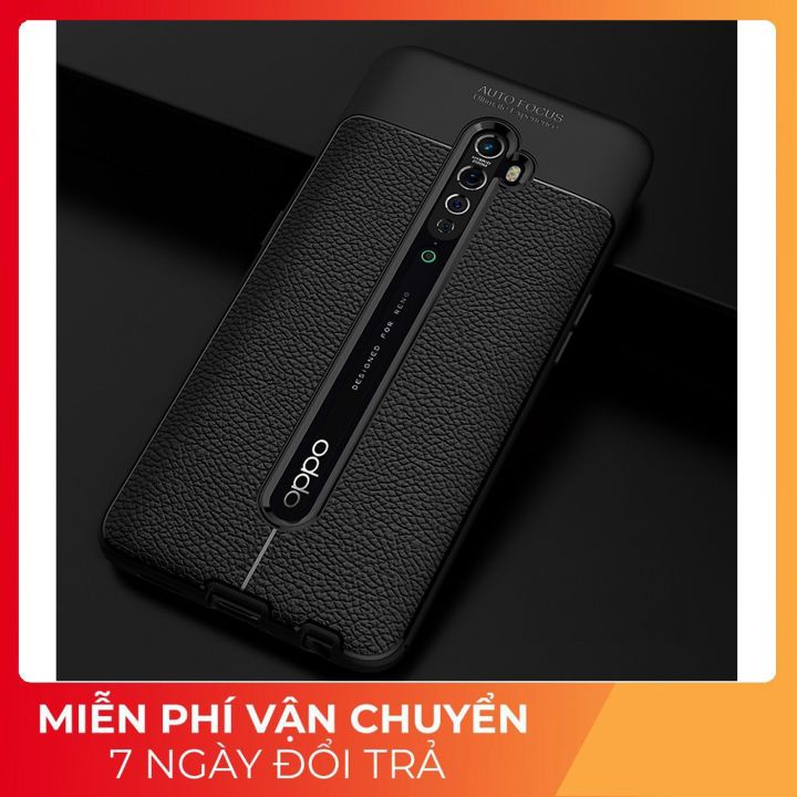 Ốp lưng oppo reno 2f da vân nhám , bảo vệ điện thoại tuyệt đối chính hãng auto