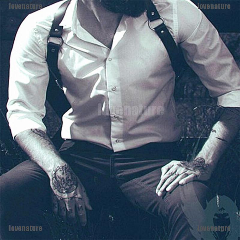 💥💥Đai đeo ngực bằng da tùy chỉnh phong cách Punk quyến rũ thời trang cho nam và nữ