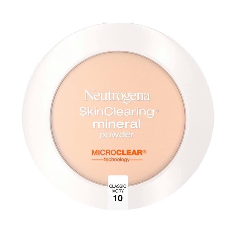 Phấn phủ Neutrogena Skin Clearing Mineral Powder - màu Classic Ivory 10 - USA