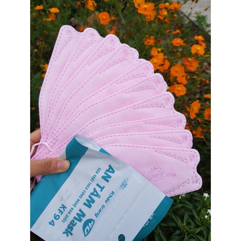 KHẨU TRANG HOÀNG DŨNG KF94- MÀU ĐEN - TRẮNG - XÁM - XANH _ Khẩu trang 4D Hoàng Dũng KF94 Mask