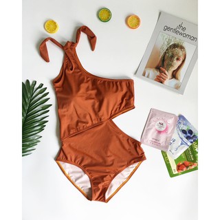 Bikini lệch vai cam đất