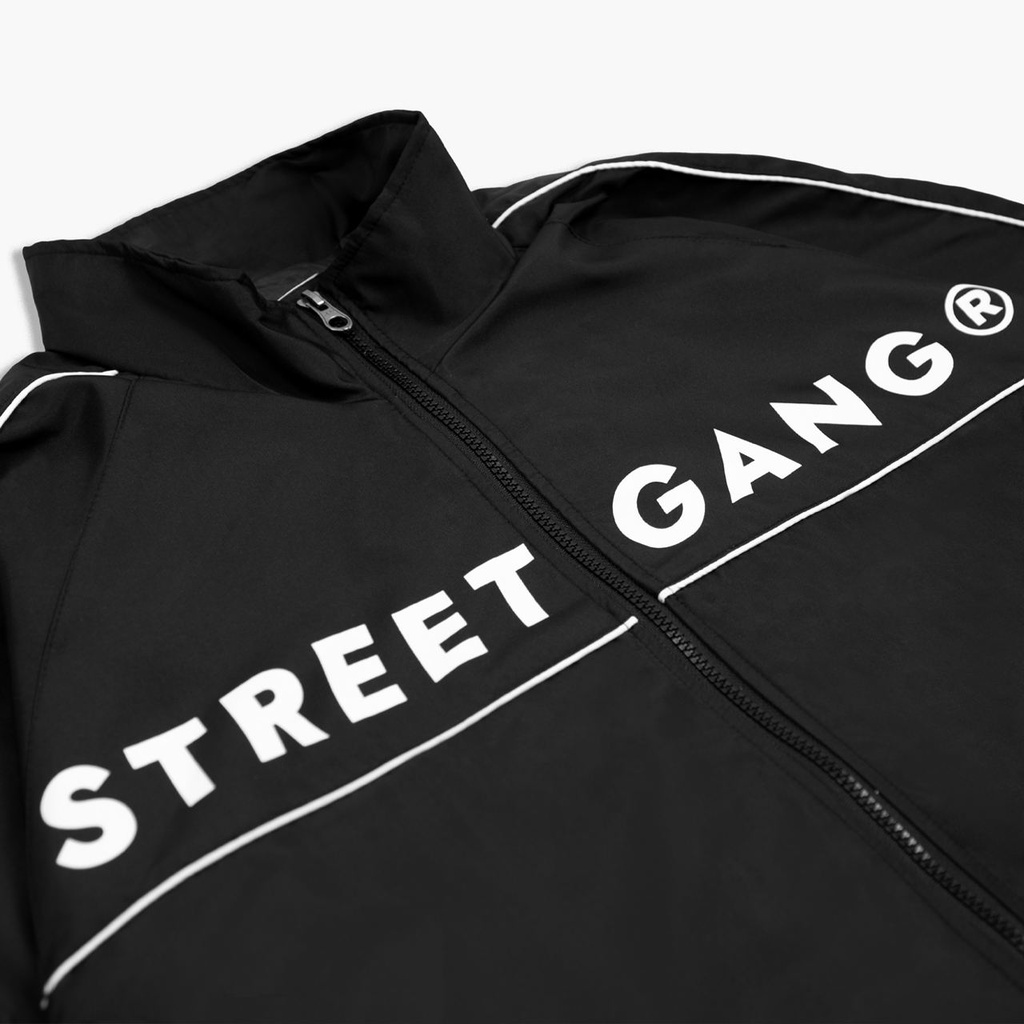 Áo Basic Windbreaker Jacket - Đen - Street Gang