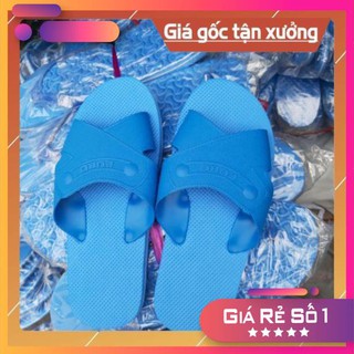 Sale sốc 10 đôi Dép xốp quai ngang(xanh và đen)