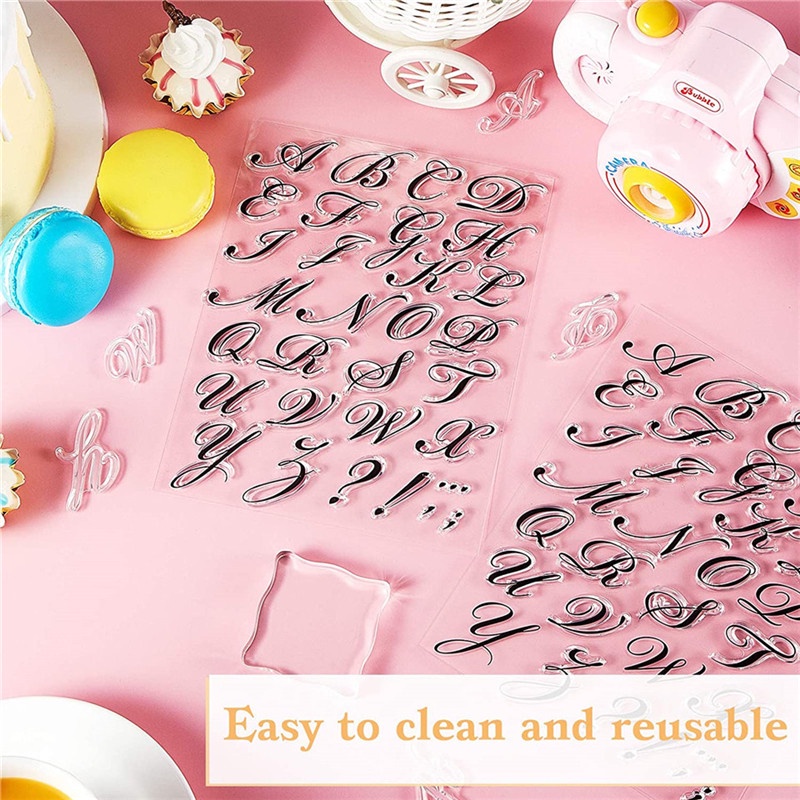 Khuôn Silicone Tạo Hình Chữ Cái Trang Trí Bánh DIY