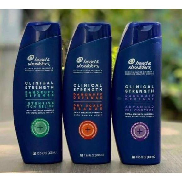 Dầu Gội Ngăn Ngừa Gàu Head &amp; Shoulders Clinical Strength 400ml