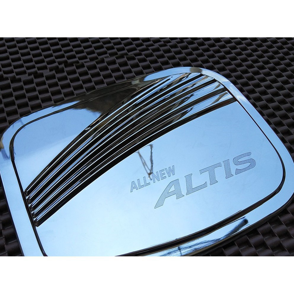 Ốp nắp xăng altis 2014 2015 2016 2017 2018 2019 mạ crom
