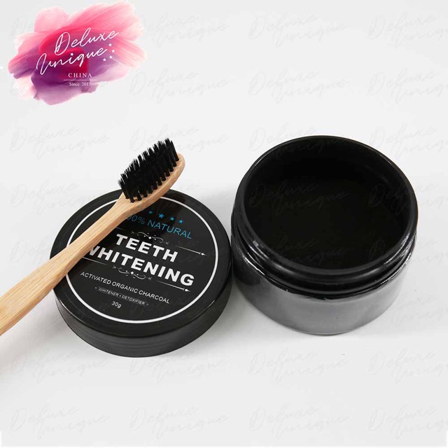 Bột tẩy trắng răng than tre hoạt tính Teeth Whitening Powder Charcoal 30g