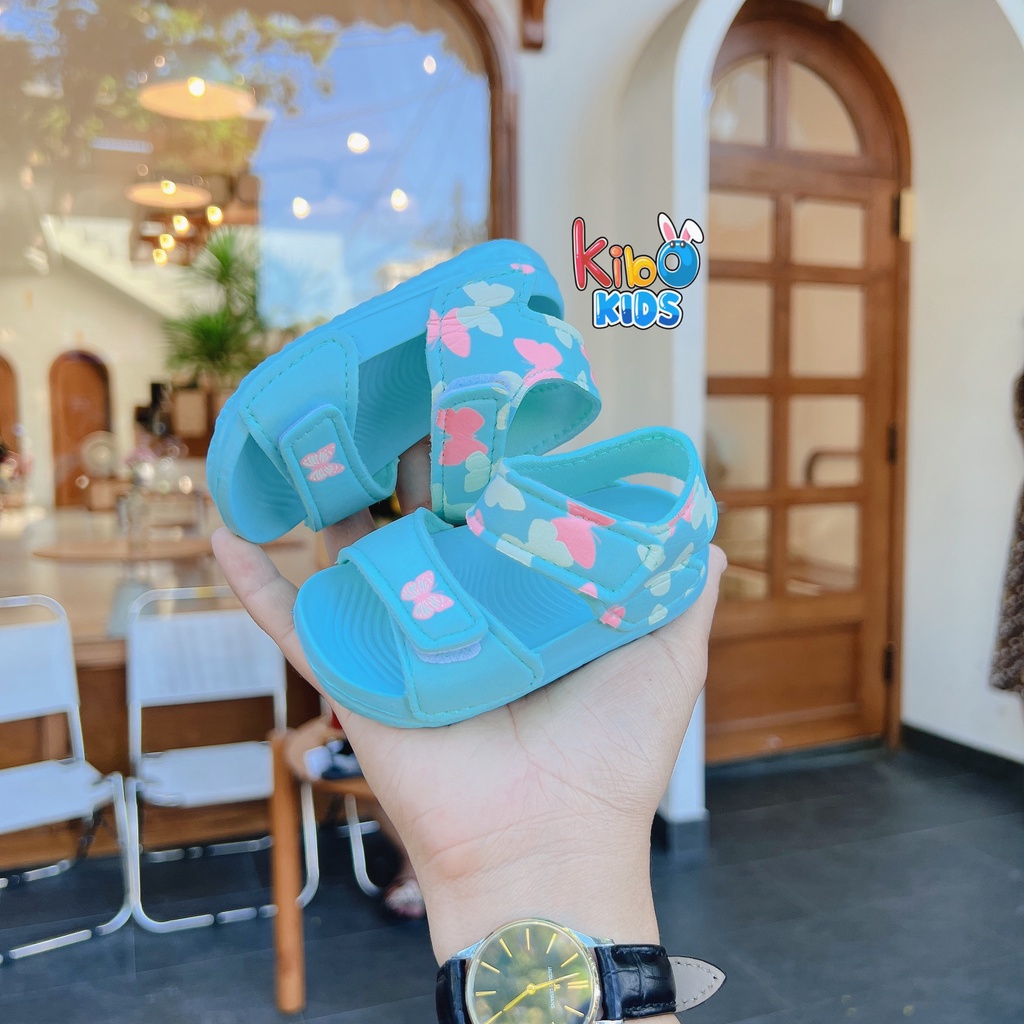 Sandal Xốp Cho Bé Gái Siêu Nhẹ Siêu Bền Hoạ Tiết Nơ SA409