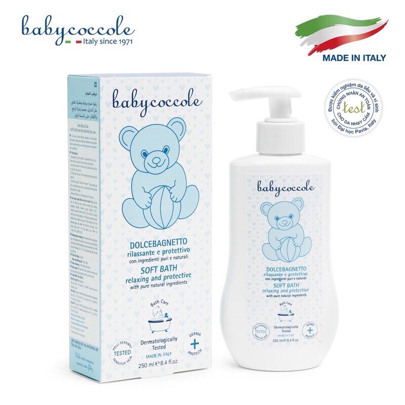 Sữa Tắm Giữ Ẩm Chiết Xuất Hoa Sen Babycoccole 0M+ 250ml/400ml