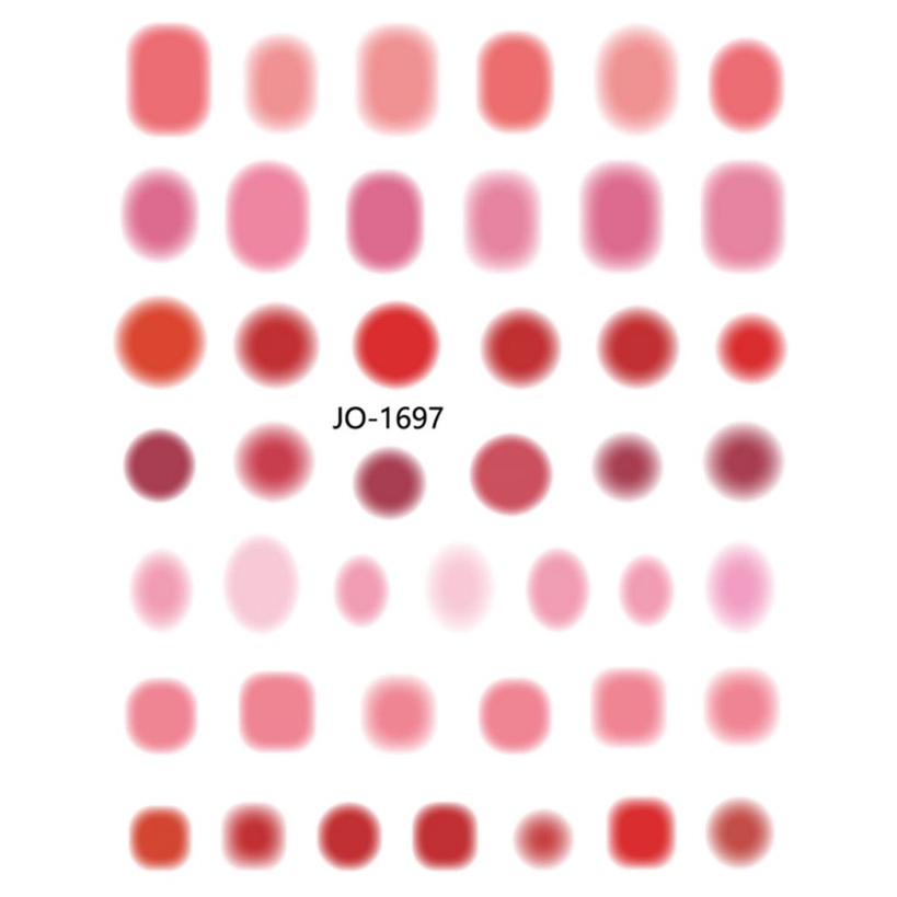 Miếng Dán Móng Tay Chống Nhòe 6 Phong Cách Gradient