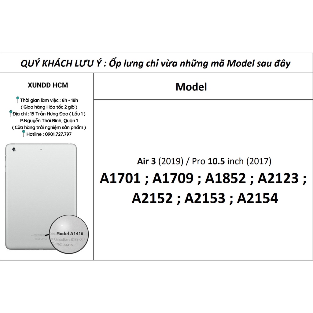 Bao da DUX DUCIS iPad Air 3/ Pro 10.5 inch  - Mặt lưng TPU mềm, Có ngăn đựng bút - Xám