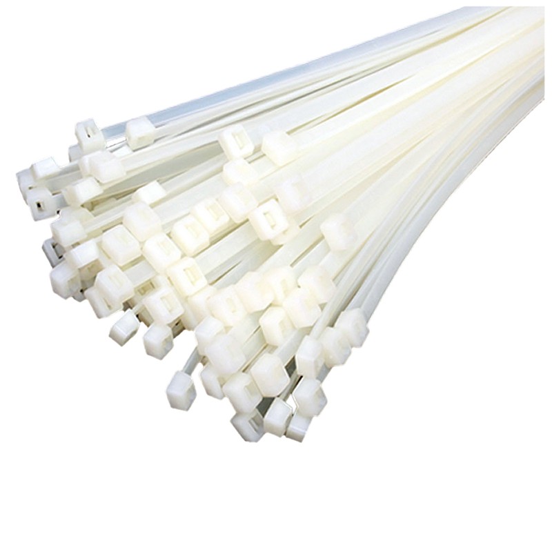 Dây buộc cáp cỡ 140mm X 2.5 mm màu trắng/đen tiện dụng