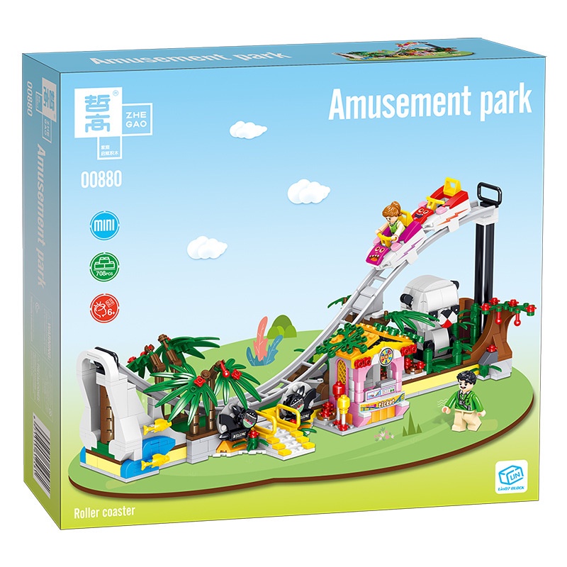 Bộ Đồ Chơi Lắp Ráp Công Viên Giải Trí Dành Cho Trẻ Em