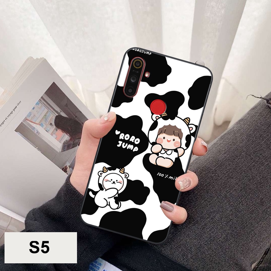 Ốp Lưng Realme C3 - Realme C3i - Realme 6 - Realme 6 Pro In hình Bò sữa cute đáng yêu