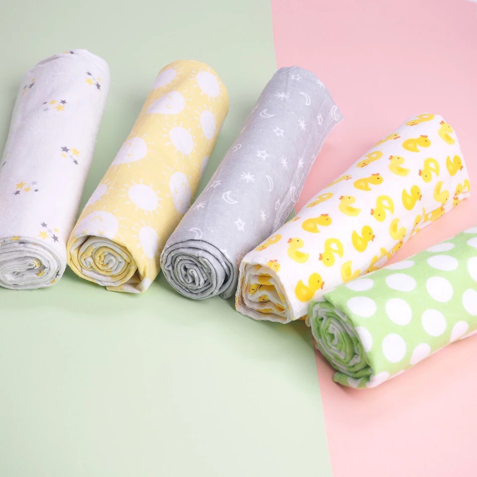 Khăn quấn em bé sơ sinh cotton , quấn , lao , đắp đa năng, hình chọn ngẫu nhiên