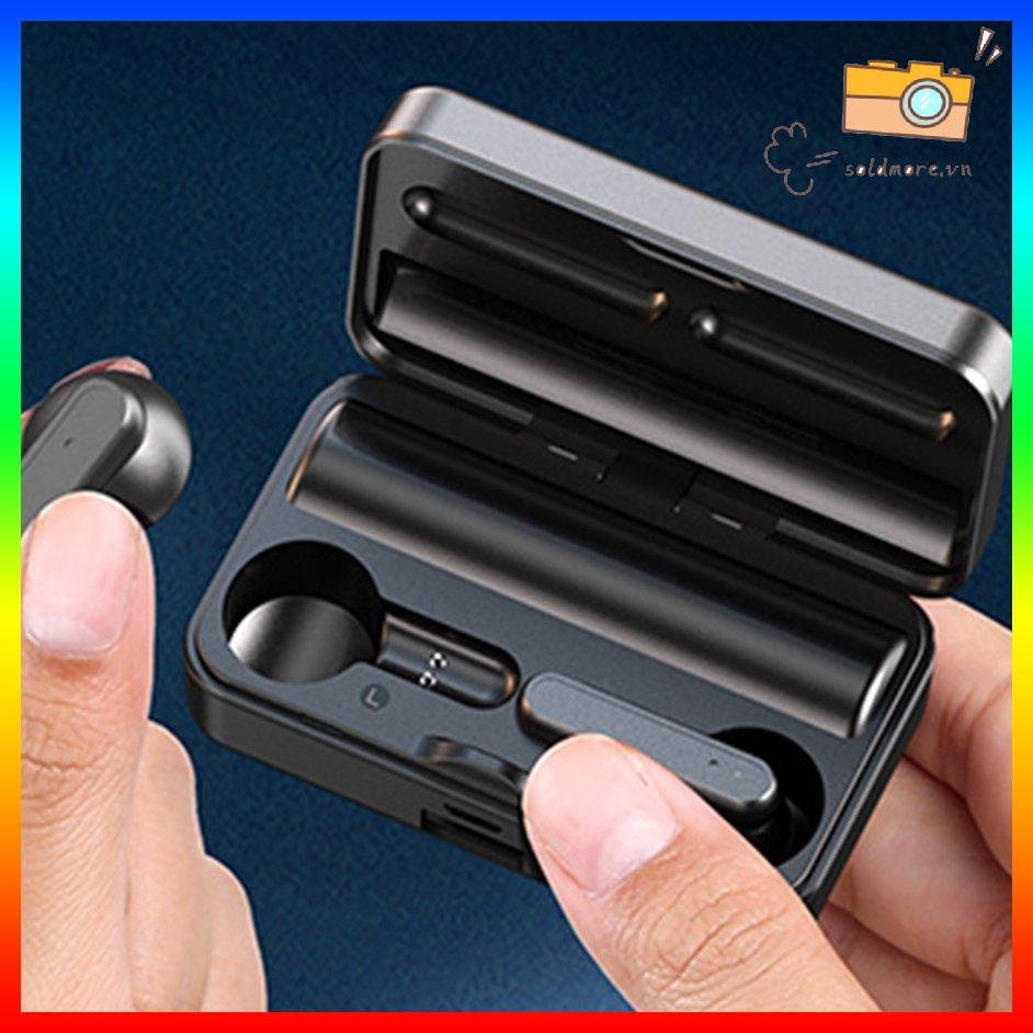 [SOE] S20 Mirror Wireless Headset 5.2 Mini Binaural Invisible In-ear Long Standby