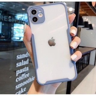 Ốp lưng trong suốt viền chống sốc dành cho Iphone từ 7/8plus- 11 Pro Max