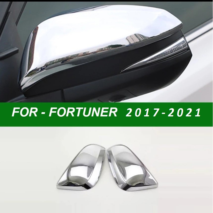 Ốp gương chiếu hậu xe Toyota Fortuner 2017 - 2021 mạ crom cao cấp