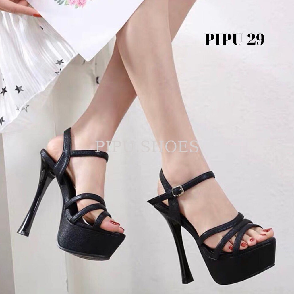 Giày cao gót đế đúp 15cm ,sandal thời trang,hoa hậu catwalk ,giày cưới,pipu 29-15p