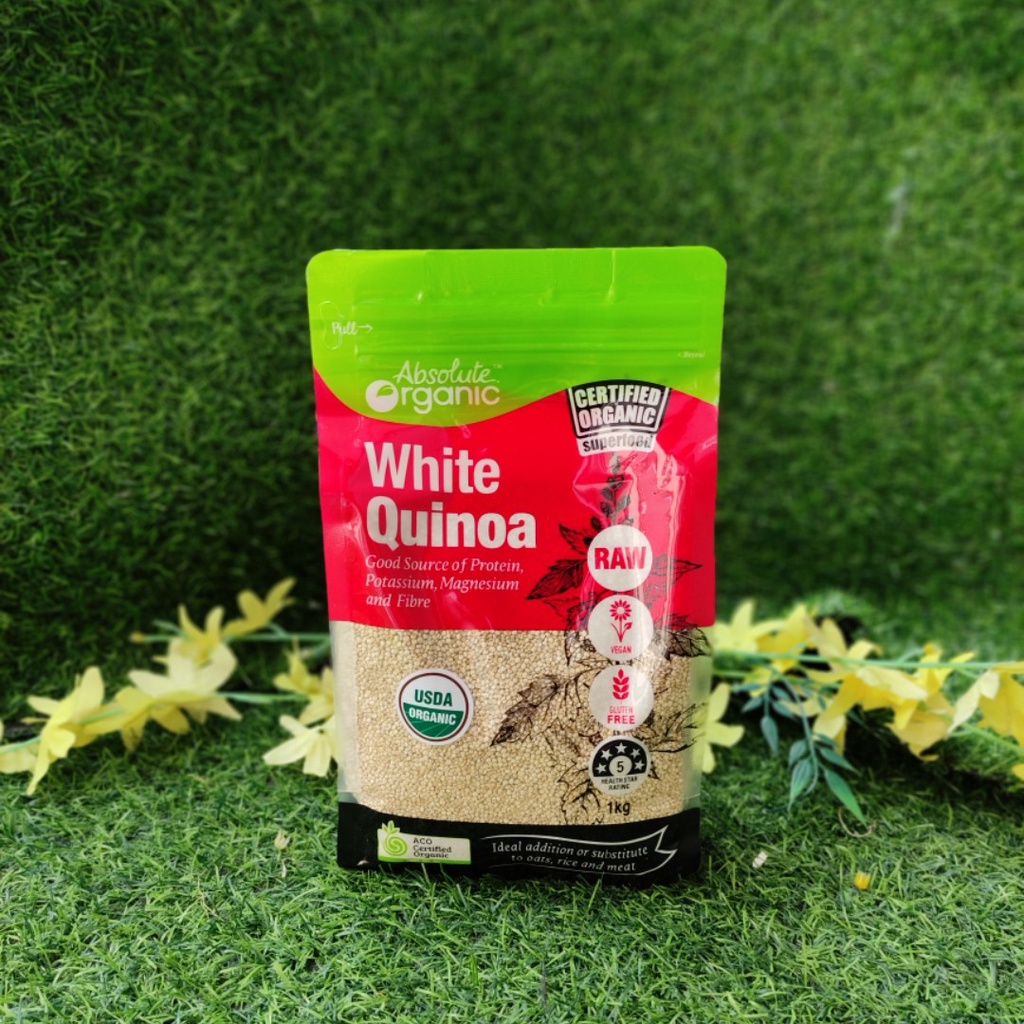 Hạt Diêm Mạch Trắng - White Quinoa Absolute Organic 1kg