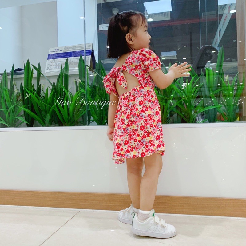 Váy hoa cho bé, váy hè cho bé gái 9-23kg