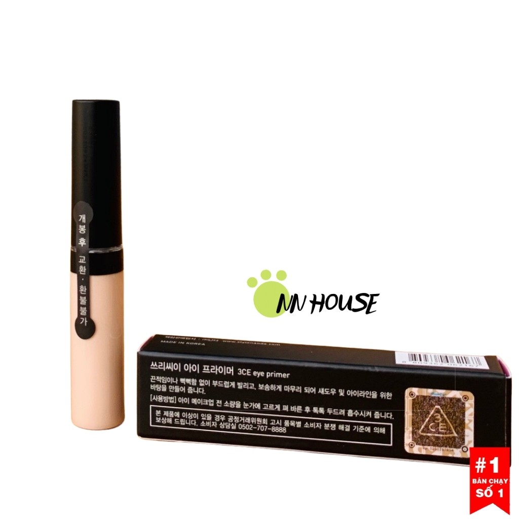 Kem Lót Mắt 3CE Eye Primer dưỡng ẩm, bám mầu, che khuyết điểm mắt, chăm sóc mắt, kiểm soát dầu - NN HOUSE | BigBuy360 - bigbuy360.vn
