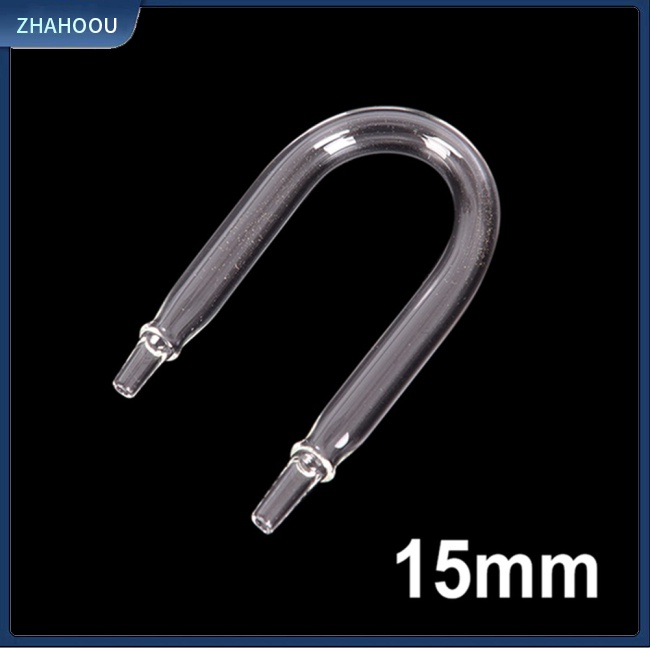 ☃Nhà☃ Đầu Nối Ống Khí Co2 Chữ U Bằng Thủy Tinh Trong Suốt Cho Bể Cá