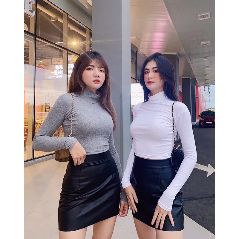 Áo Cổ Lọ Tay Dài