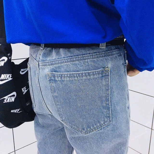 QUẦN BAGGY JEANS TRƠN ỐNG RỘNG UNISEX