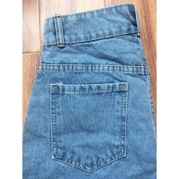 Quần sooc bò jean nữ cạp cao shorts jeans Quảng Châu phong cách Hàn Quốc sành điệu style năm 2021