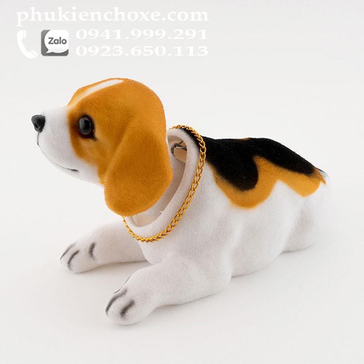 Chó Lắc Lư Trên Xe Hơi - chó Beagle có ảnh thật