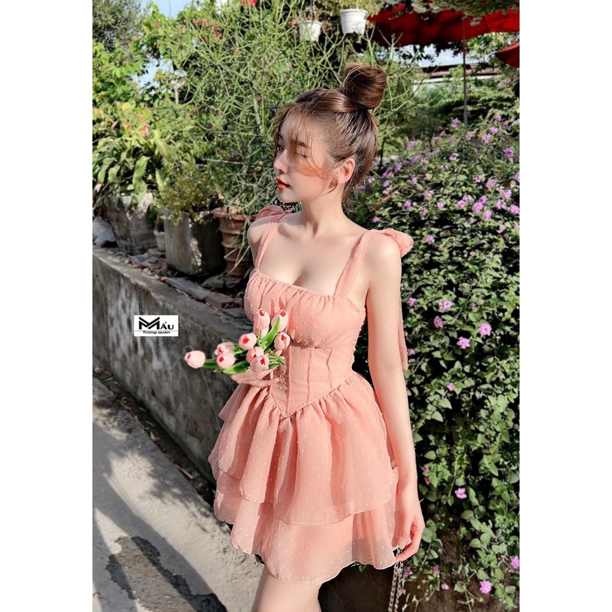 Váy chấm bi 2S Hot Girl Sang Xịn Mịn  hOT HOT