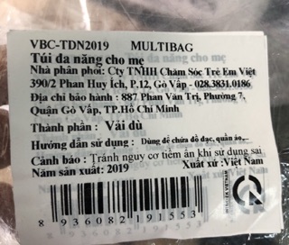 Balo bỉm sữa HKM Enfa