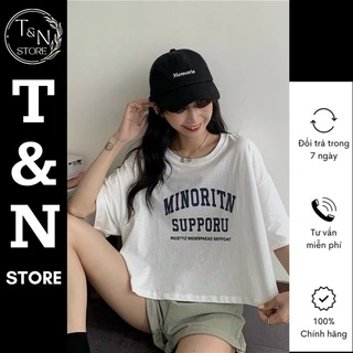 Áo thun nữ croptop chanh sả, chất cotton sang xịn mịn T&N Store AT131