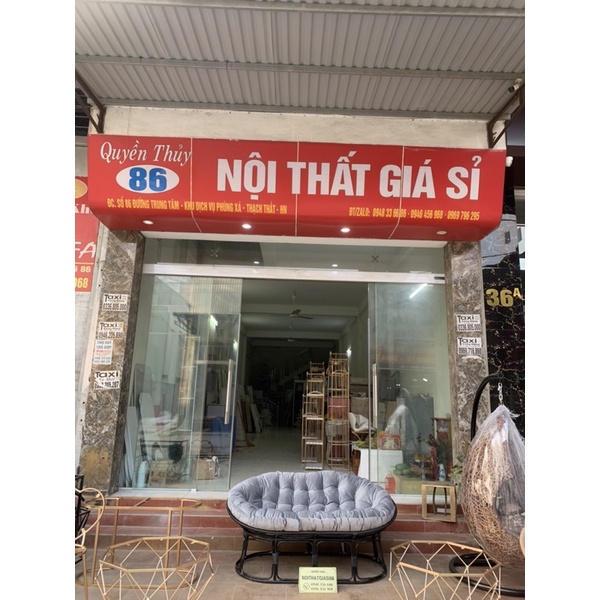Ghế thư giãn papasan đôi cao cấp