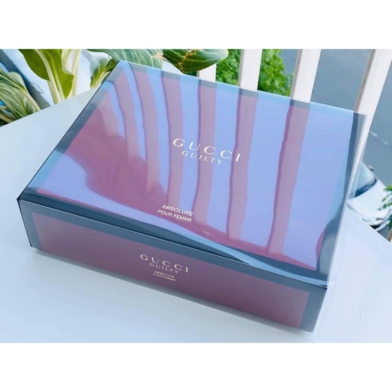 Set Gucci Guilty 3 món hàng chính hãng