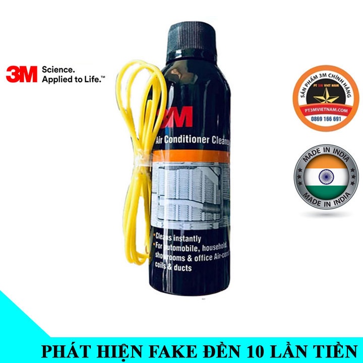 Chai vệ sinh điều hoà ô tô tại nhà 3M 89227