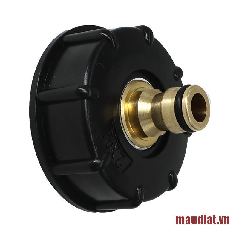 maudlat N\C 2pcs IBC Tank Adapter S60x6 to 4 Water Pipe Tap Cap Joint 1/2" Thread