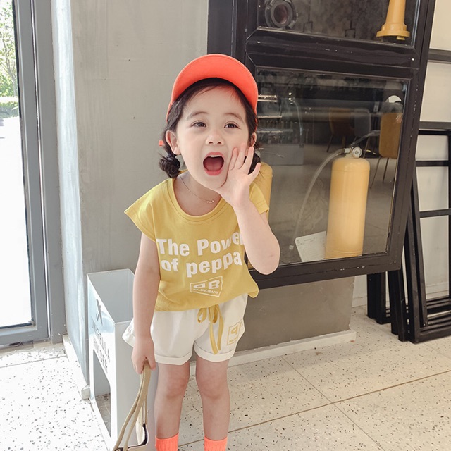 Set coton bé gái cực xinh