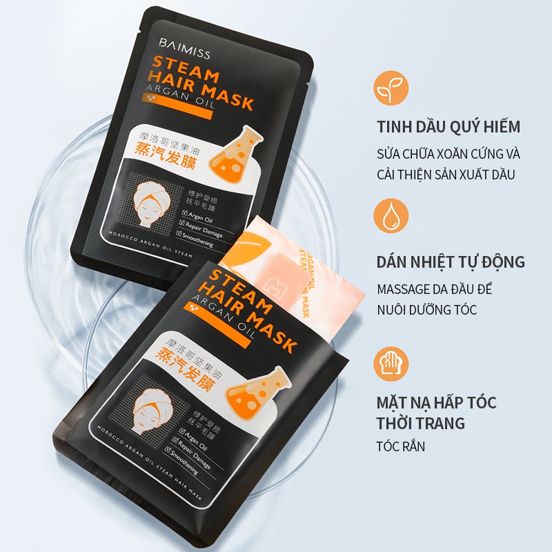 Bộ 5 Mặt Nạ Ủ Tóc BAIMISS 35g Chứa Tinh Chất Thực Vật Quý Hiếm Tái Tạo Tóc | BigBuy360 - bigbuy360.vn