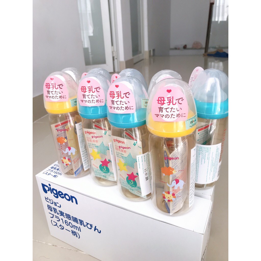 BÌNH SỮA PIGEON 160ML/240ML NỘI ĐỊA NHẬT