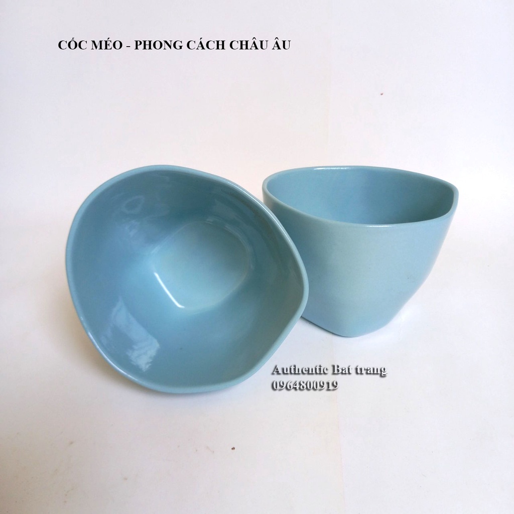 CỐC MÉO, CHÉN MÉO Phong cách độc đáo dùng để thưởng thức trà, cà phê - gốm sứ Authentic Bát tràng