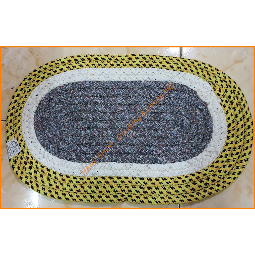 Thảm dậm chân trong nhà chất liệu vải thấm nước size 42cm x25cm (size vừa)