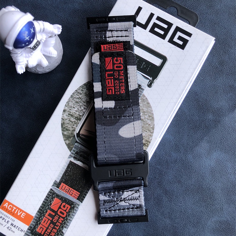 Uag Dây Đeo Nylon Thay Thế Cho Đồng Hồ Thông Minh Apple watch 7 6 SE 5 4 3 2 1 iwatch 45mm 41mm 40mm 44m