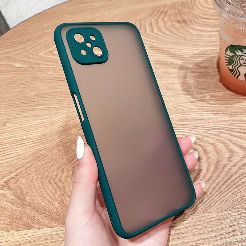 Ốp điện thoại cứng mặt nhám trong suốt chống sốc dành cho OPPO A96 A76 A74 A94 A93 A92 A72 A52 A53 A15s A15 A31 A5 A9 2020 A15s 5G 4G 2022