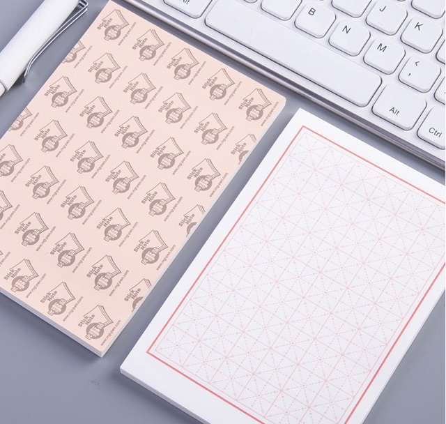 Giấy note xé dán luyện chữ Hán