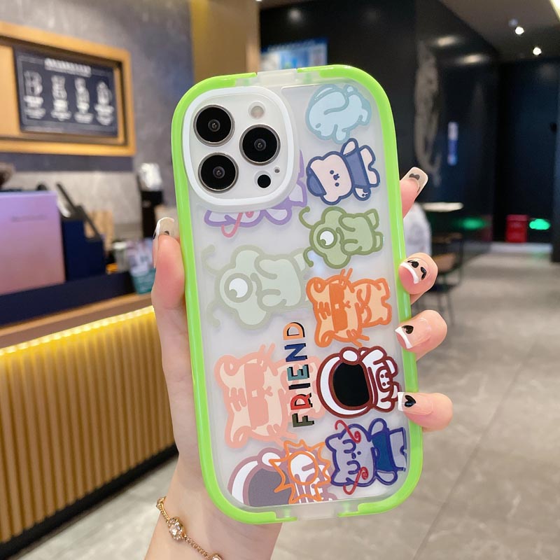 Ốp Điện Thoại TPU Silicon Mềm Chống Bụi Chống Sốc 2 Trong 1 Cho IPhone 13 11 12 Pro Max 7 8 Plus X XR XSMAX