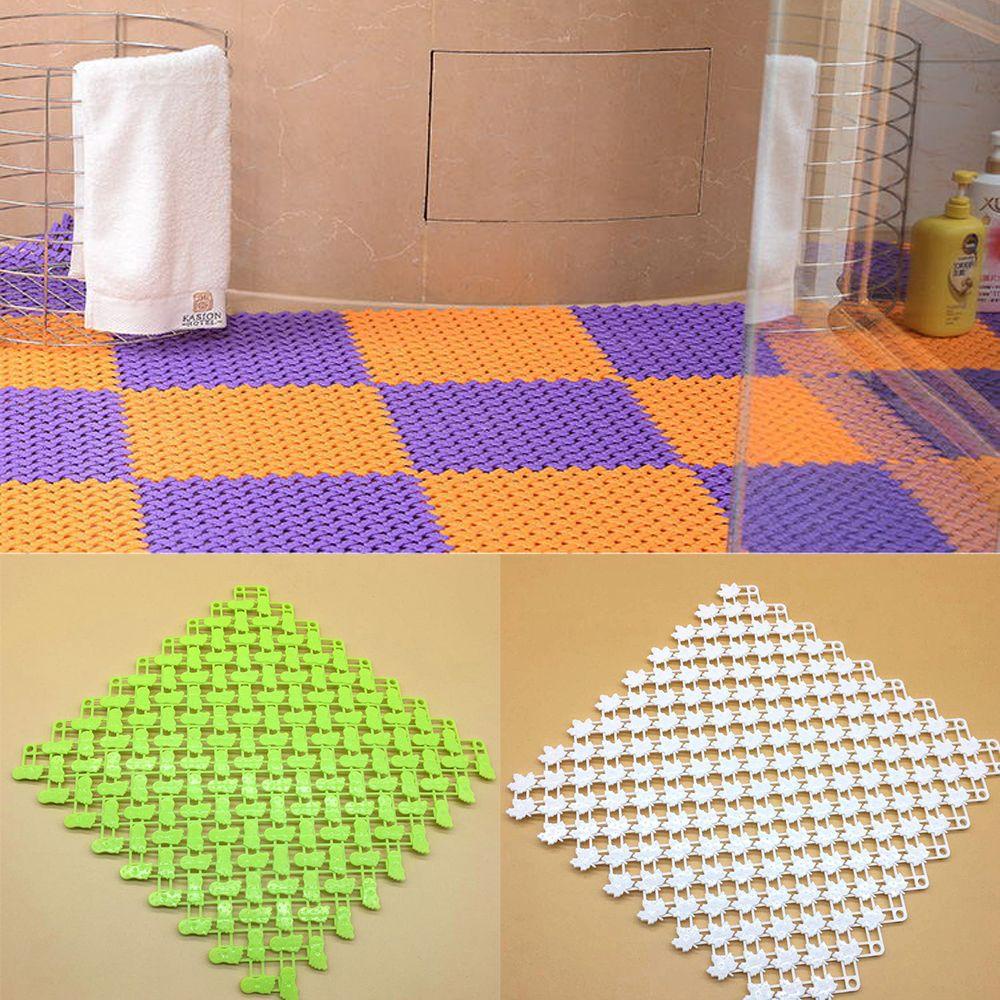 Thảm Cao Su PVC Lót Sàn Nhà Tắm / Phòng Khách Kích Thước 25X25cm