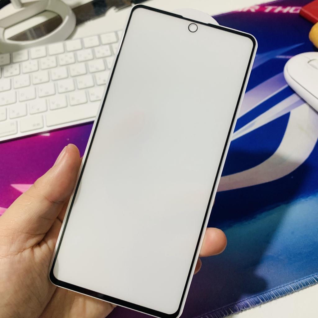 Redmi K40 Gaming K40G K50G K50 Gaming Cường Lực Nhám chống vân tay AG  Full màn 9D chuyên chơi game vuốt không rít tay